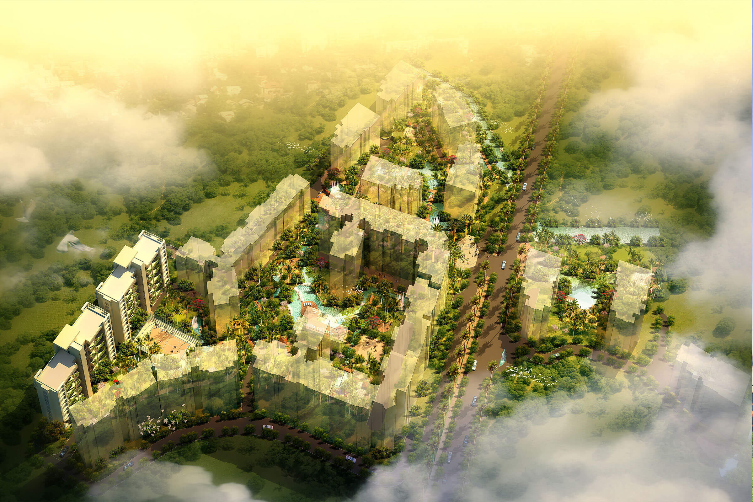 marvel zephyr residential architecture pune